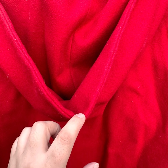 Kristen Blake Red Wool jacket - Picture 5 of 9